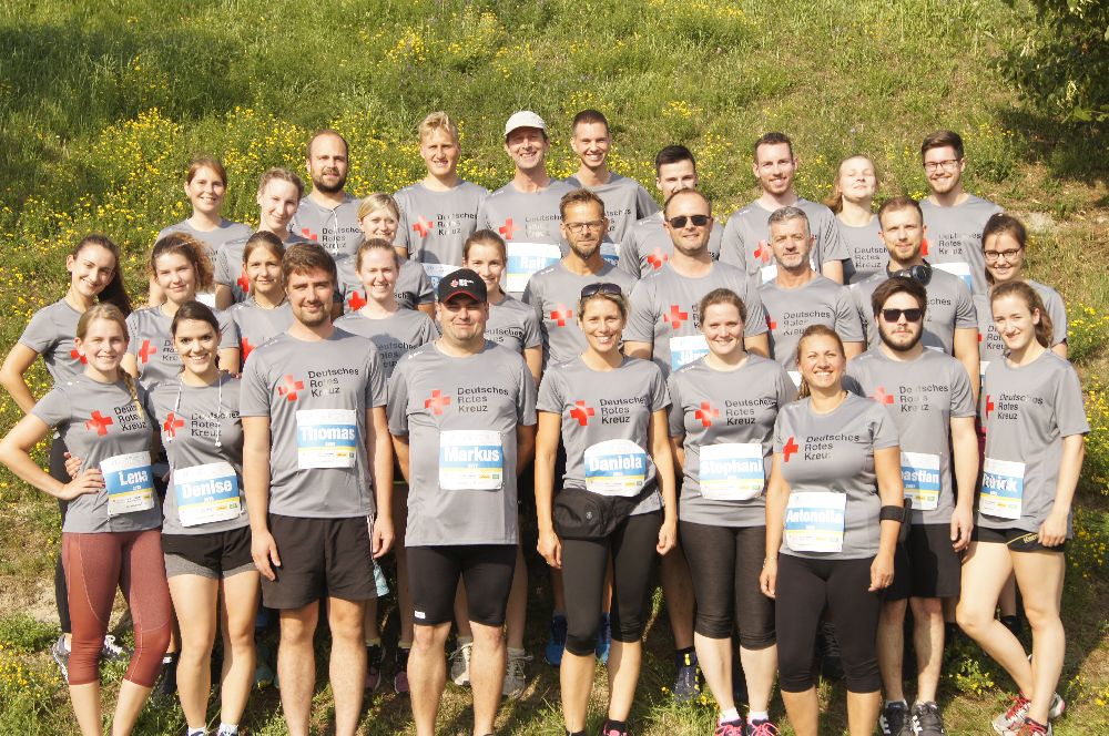 Gruppenbild vom Firmenlauf