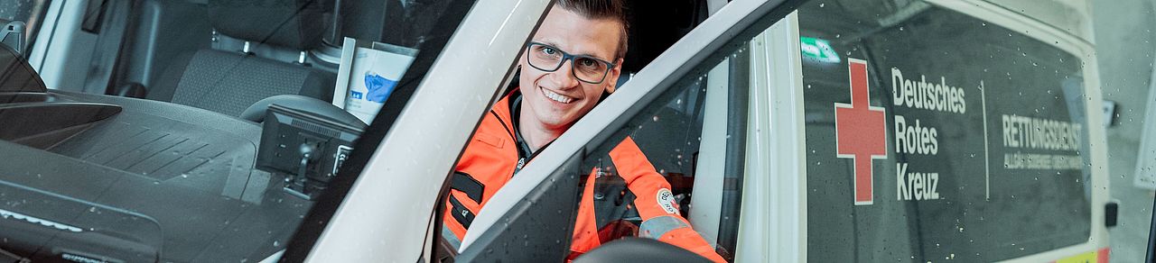 Rettungssanitäter im KTW